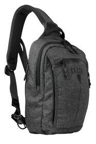 Heather Gray concealed carry slingpack from Elite Survival Systems with handgun compartment.